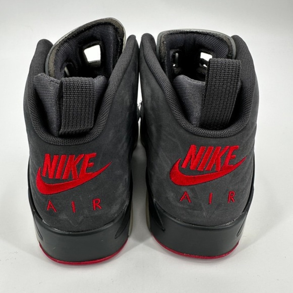Jordan Women's High-Top Sneakers in Black and Red - Picture 2 of 4